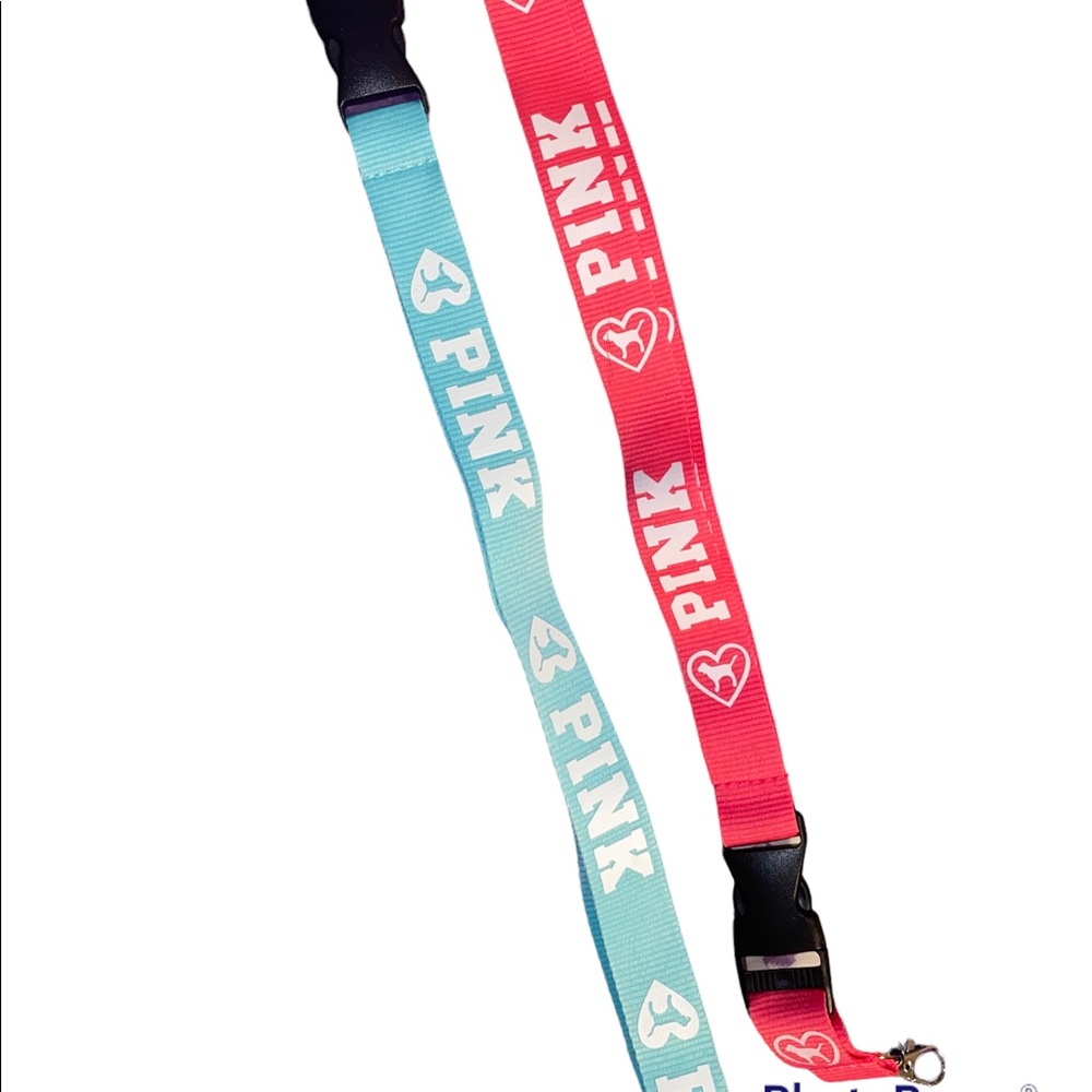 Pink lanyard